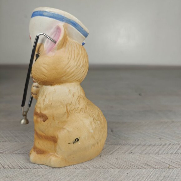 Vintage Jasco Nurse Kitten Coin Bank Critter Banks Novelty Humor Cat Lady Decor - Picture 5 of 8